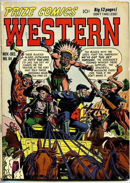 Prize Comics Western Number 84 Western Comic Book
