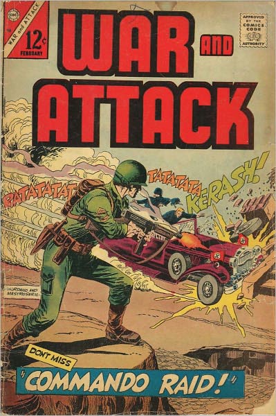 War and Attack Number 58 War Comic Book