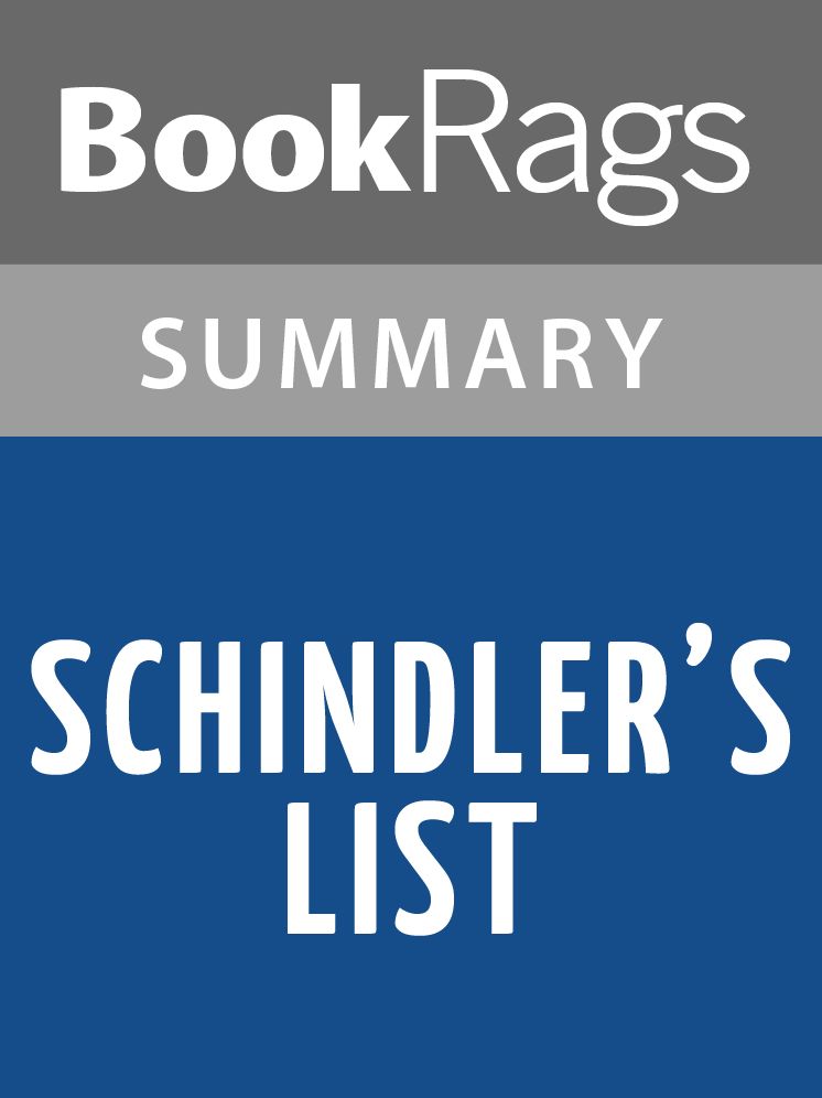 Schindlers List by Thomas Keneally Summary & Study Guide