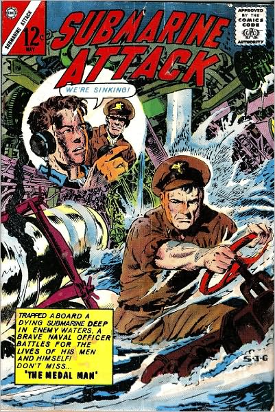 Submarine Attack Number 39 War Comic Book