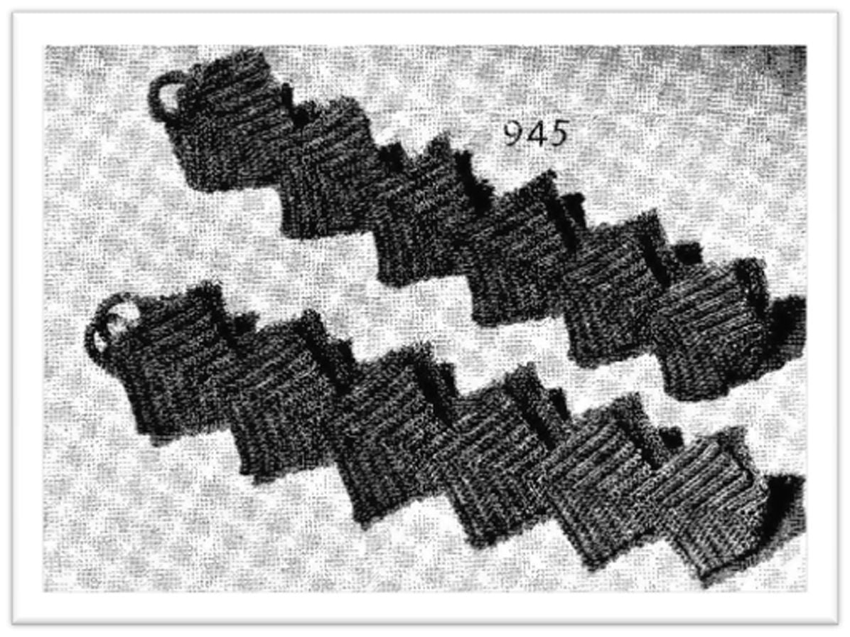 PATTERN #2742 TIE-BACKS VINTAGE CROCHET