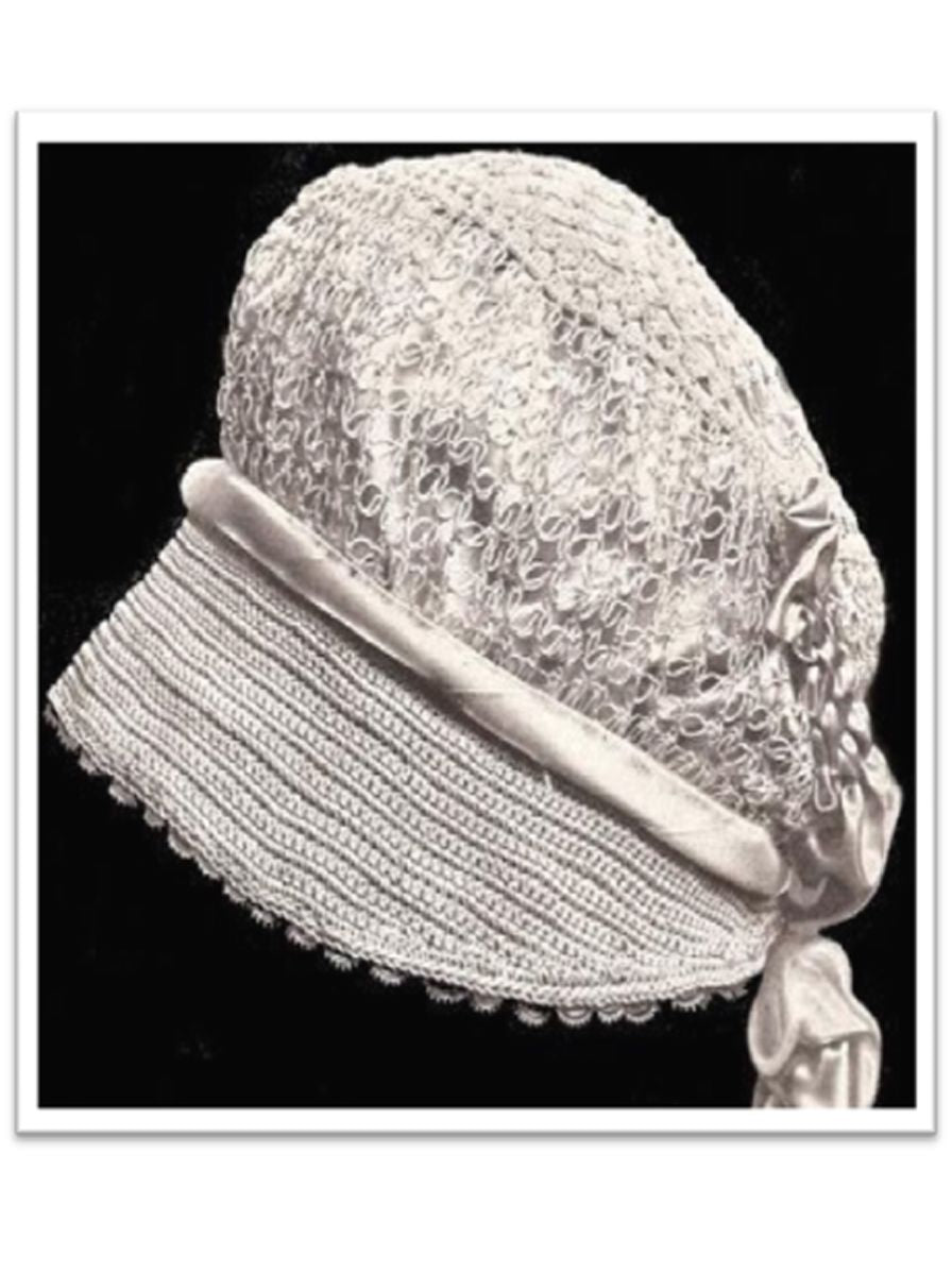 PATTERN #2746 POKE BONNET VINTAGE CROCHET