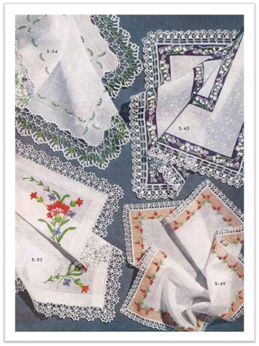 PATTERN #2752 HANKE EDGES VINTAGE CROCHET