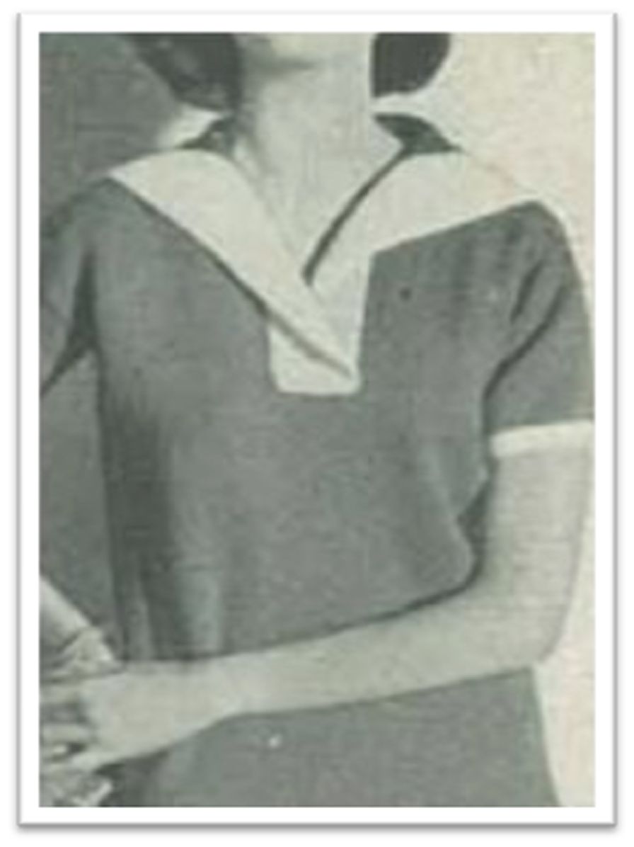 PATTERN #2754 MIDDY BLOUSE VINTAGE KNITTING