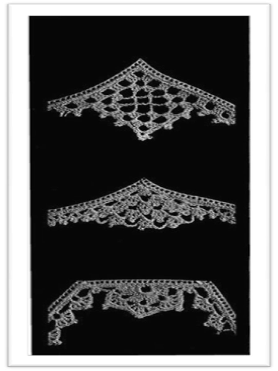 PATTERN #2756 CROCHETED CORNERS VINTAGE CROCHET