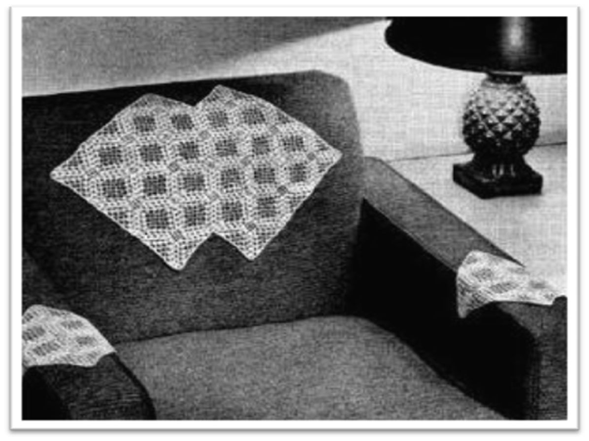 PATTERN #2771 OLD BROCADE VINTAGE CROCHET
