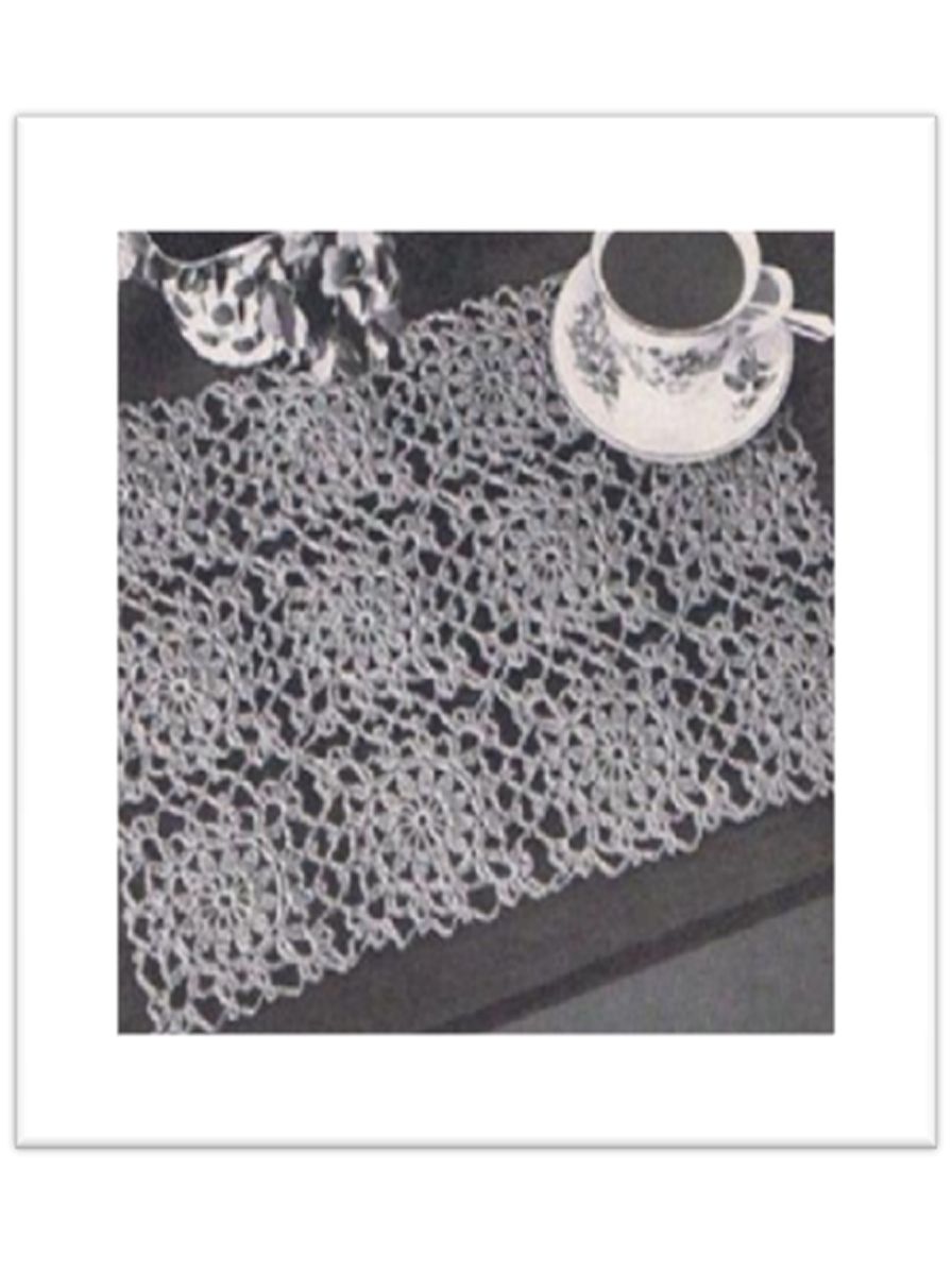 PATTERN #2783 MOTIF LUNCHEON SET VINTAGE CROCHET