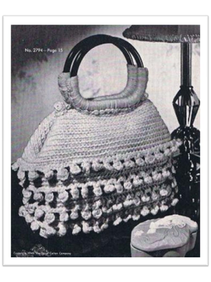 PATTERN #2790 OUT ON THE TOWN VINTAGE CROCHET