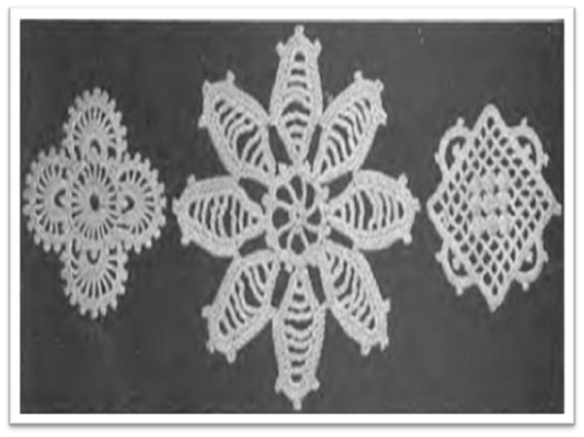 PATTERN #2791 THREE MEDALLIONS VINTAGE CROCHET