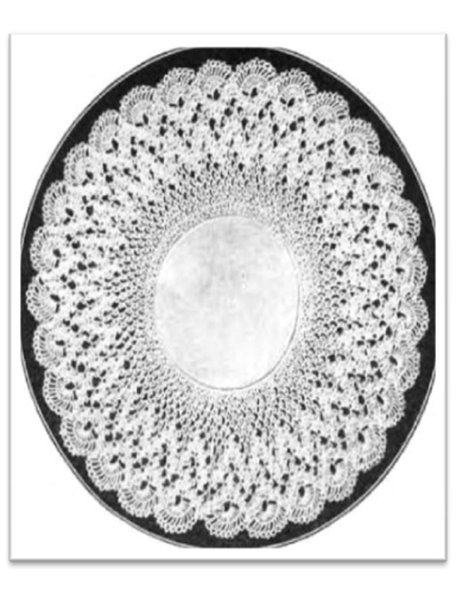 PATTERN #2796 DOILY VINTAGE CROCHET
