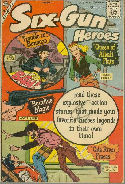 Six Gun Heroes Number 55 Western Comic Book