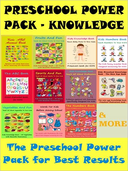 Kids Preschool Power Pack For Knowledge : Power Pack of Best Knowledge Preschool Kids Books