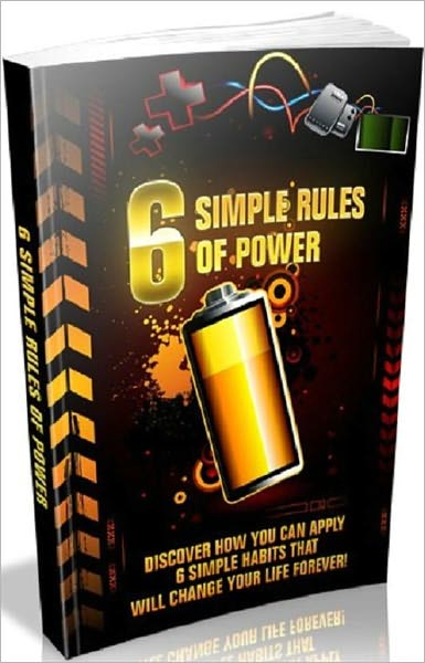 Inspiration & Personal Growth eBook - 6 Simple Rules Of Power - provides great personal power...