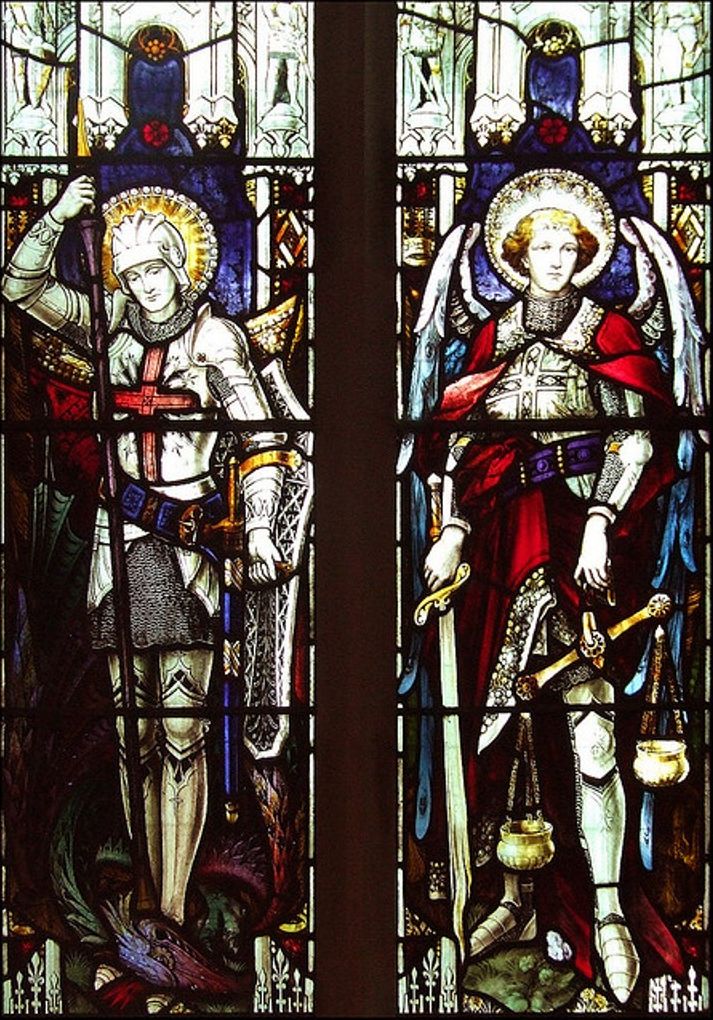Fiction & Literature Classics: 99 Cent St. George & St. Michael ( story, tale, narrative, fable, legend, fiction )