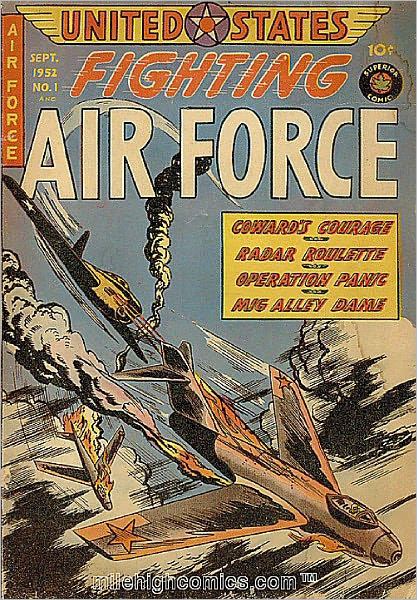 US Fighting Air Force Number 1 War Comic Book
