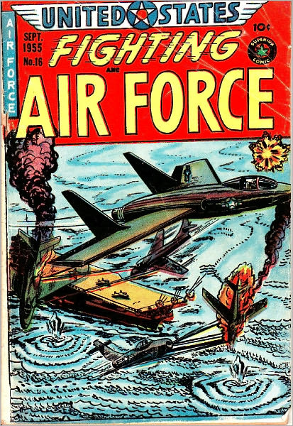 US Fighting Air Force Number 16 War Comic Book