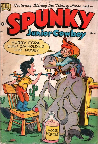 Spunky Junior Cowboy Number 4 Childrens Comic Book
