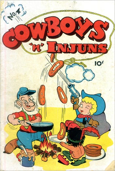 Cowboys n Injuns Comics Number 4 Childrens Comic Book