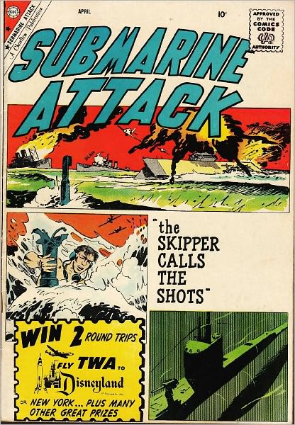 Submarine Attack Number 21 War Comic Book