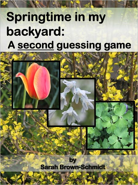 Springtime in my backyard: A second guessing game
