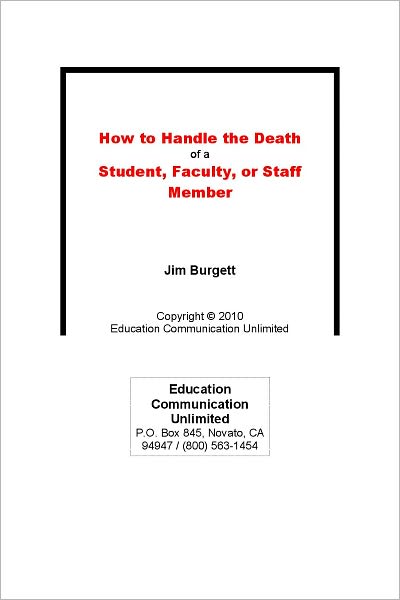 How to Handle the Death of a Student, Faculty, or Staff Member