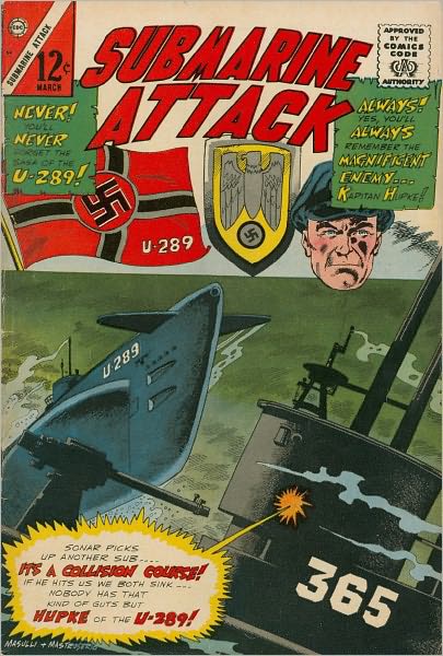Submarine Attack Number 54 War Comic Book