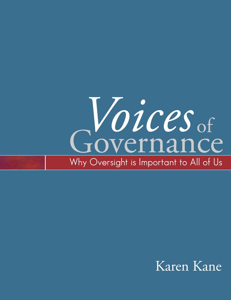 Voices of Governance: Why Oversight Is Important to All of Us