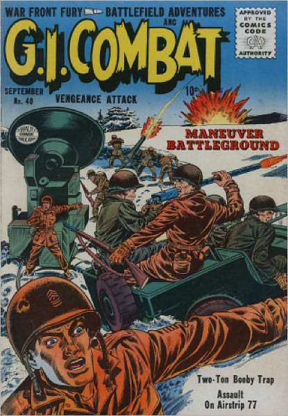 GI Combat Number 40 War Comic Book