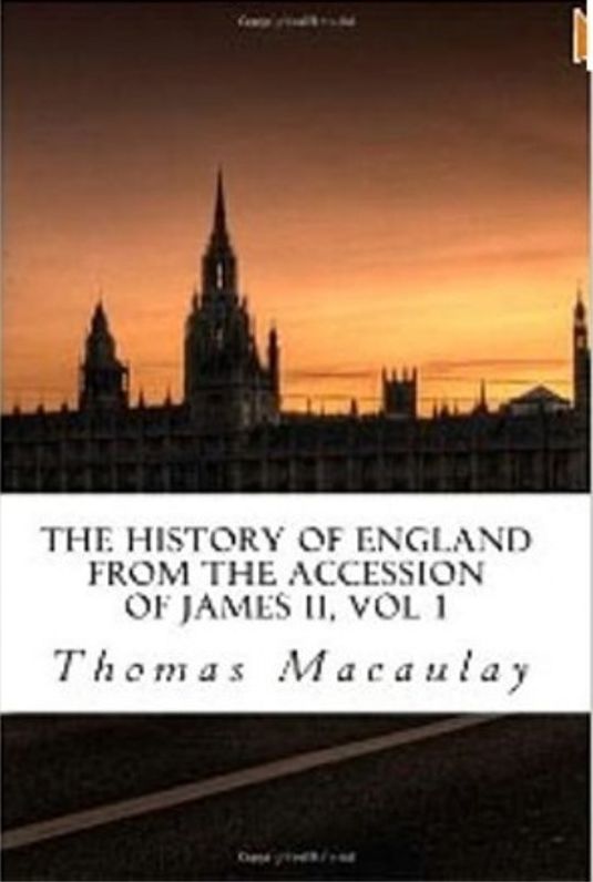 99 Cent The History of England from the Accession of James II, Vol 1