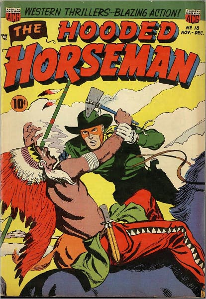The Hooded Horseman Number 18 Western Comic Book