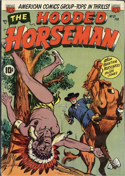 The Hooded Horseman Number 21 Western Comic Book