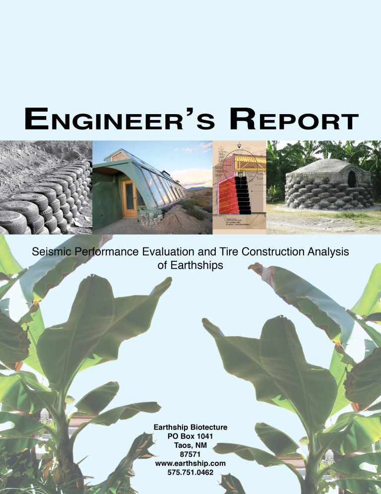 Engineer's Report: Seismic Performance Evaluation and Tire Construction Analysis
