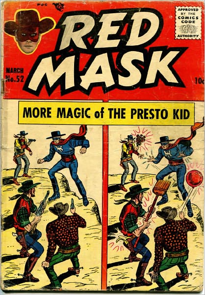 Red Mask Number 52 Western Comic Book