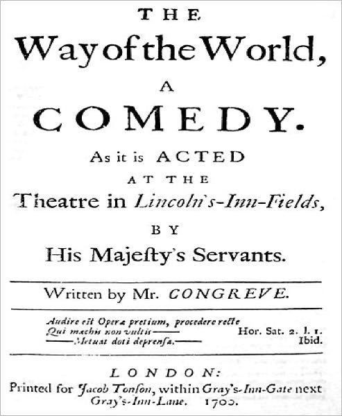The Way of the World