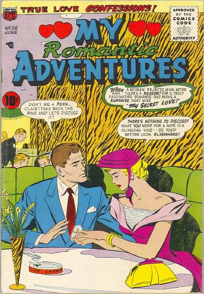 My Romantic Adventures Number 56 Love Comic Book