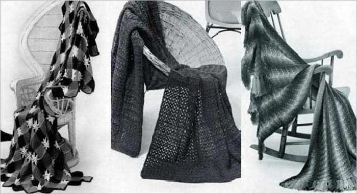Classic Vintage Crocheted Afghan Patterns