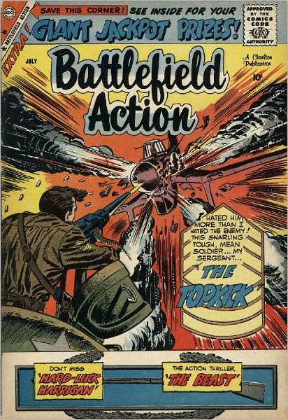 Battlefield Action Number 25 War Comic Book