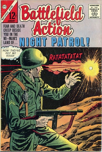 Battlefield Action Number 45 War Comic Book