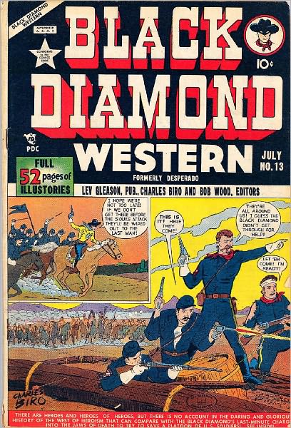 Black Diamond Western Number 13 Western Comic Book