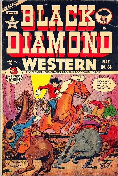 Black Diamond Western Number 34 Western Comic Book