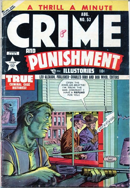 Crime and Punishment Number 53 Crime Comic Book