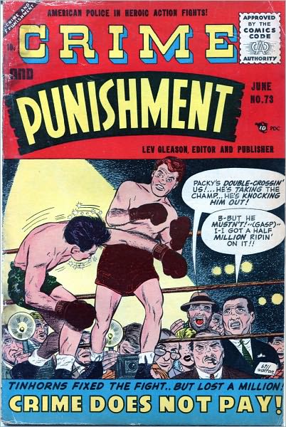 Crime and Punishment Number 73 Crime Comic Book