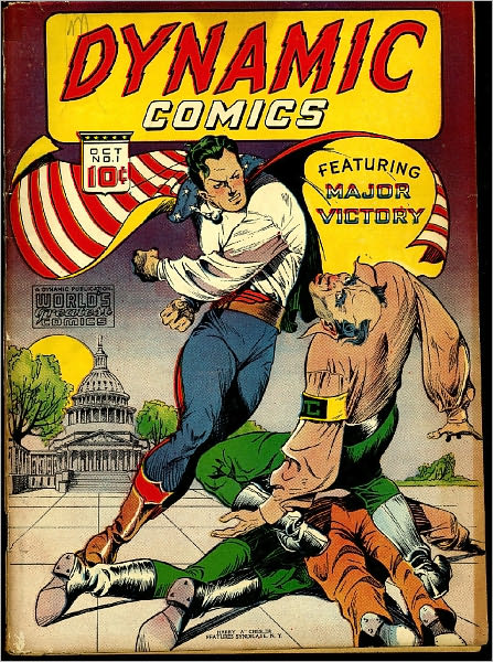 Dynamic Comics Number 1 Super-Hero Comic Book