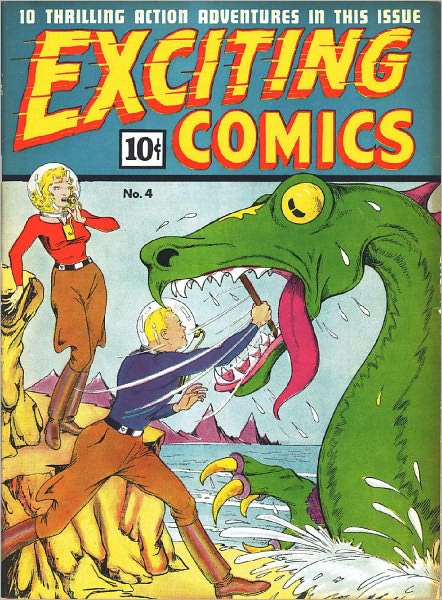 Exciting Comics Number 4 Action Comic Book