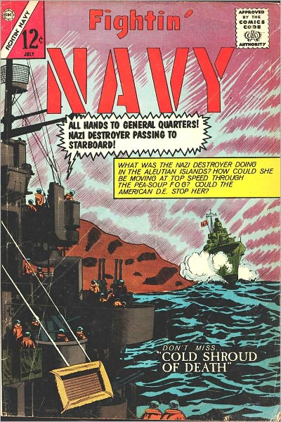 Fightin Navy Number 116 War Comic Book
