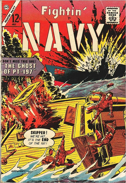 Fightin Navy Number 121 War Comic Book
