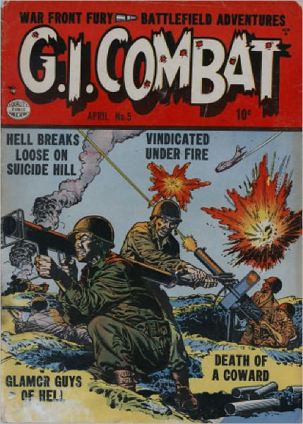 GI Combat Number 5 War Comic Book