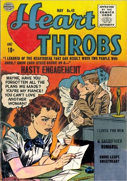 Heart Throbs Number 43 Love Comic Book