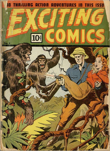 Exciting Comics Number 8 Action Comic Book