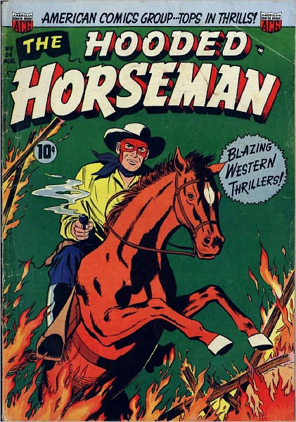 The Hooded Horseman Number 24 Western Comic Book